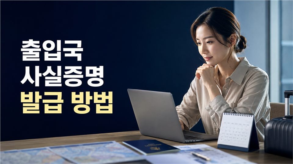 출입국 사실증명 발급 방법
