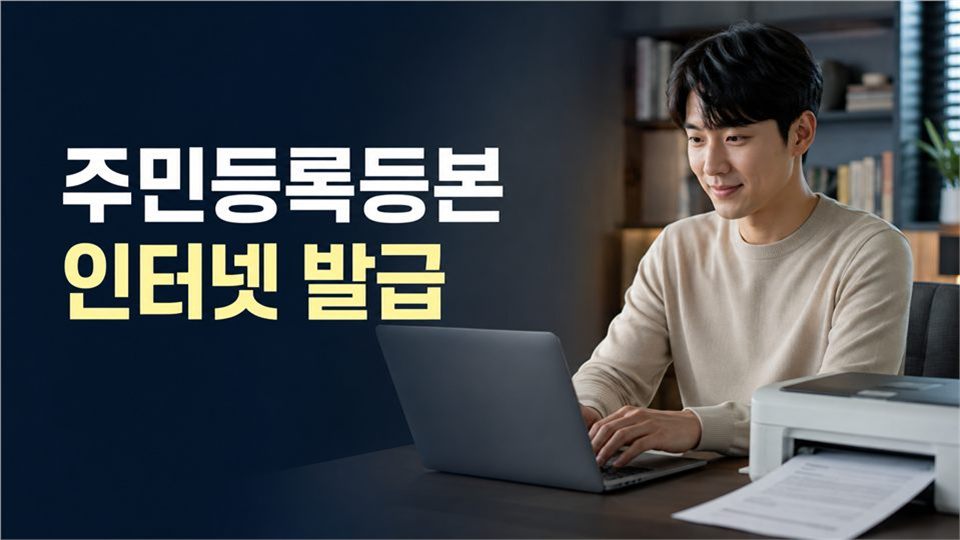 주민등록등본 인터넷 발급 방법