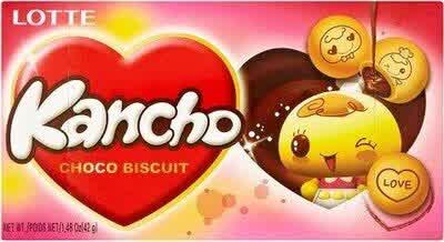 Lotte Kancho choco biscuit box