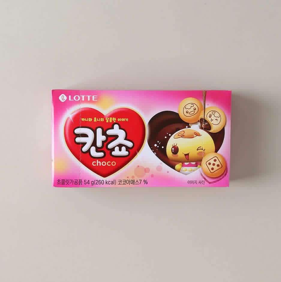 Lotte Kancho 54g box packaging