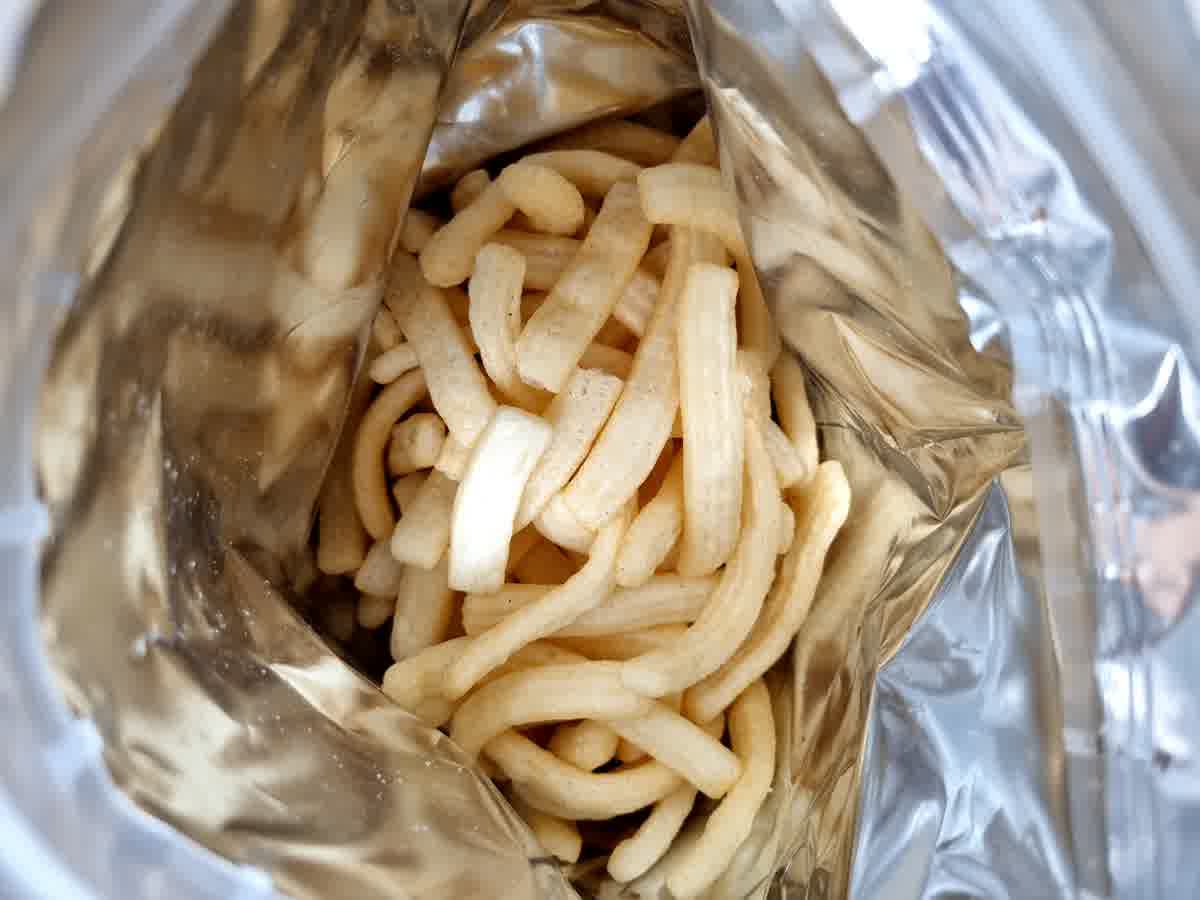 Nongshim Postick opened bag